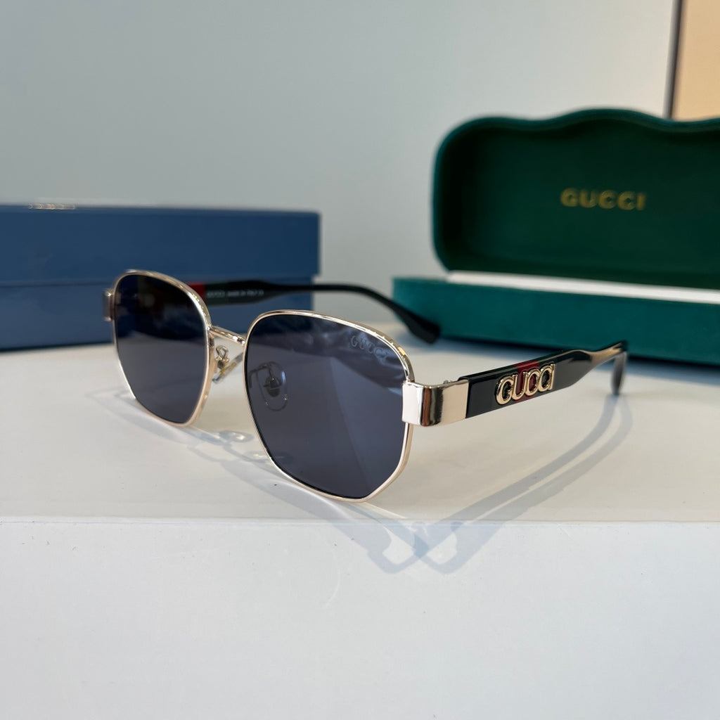 Gucci Oversized Silver Lens Sunglasses for Women - 398306 - detail image 3