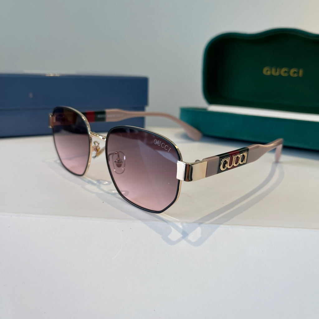 Gucci Oversized Silver Lens Sunglasses for Women - 866926 - detail image 3