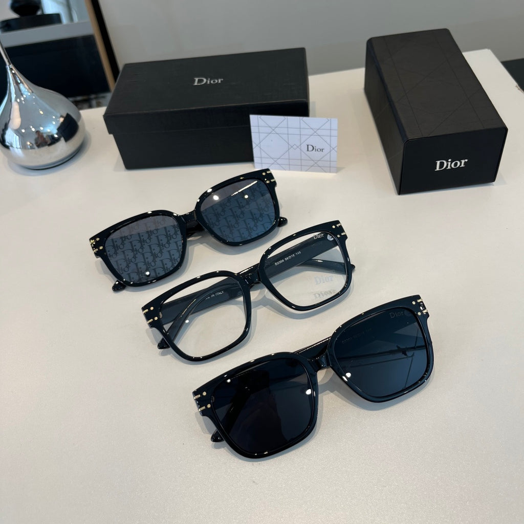 Dior Fashion Black Lens Sunglasses for Men & Women - 486809 - detail image 11