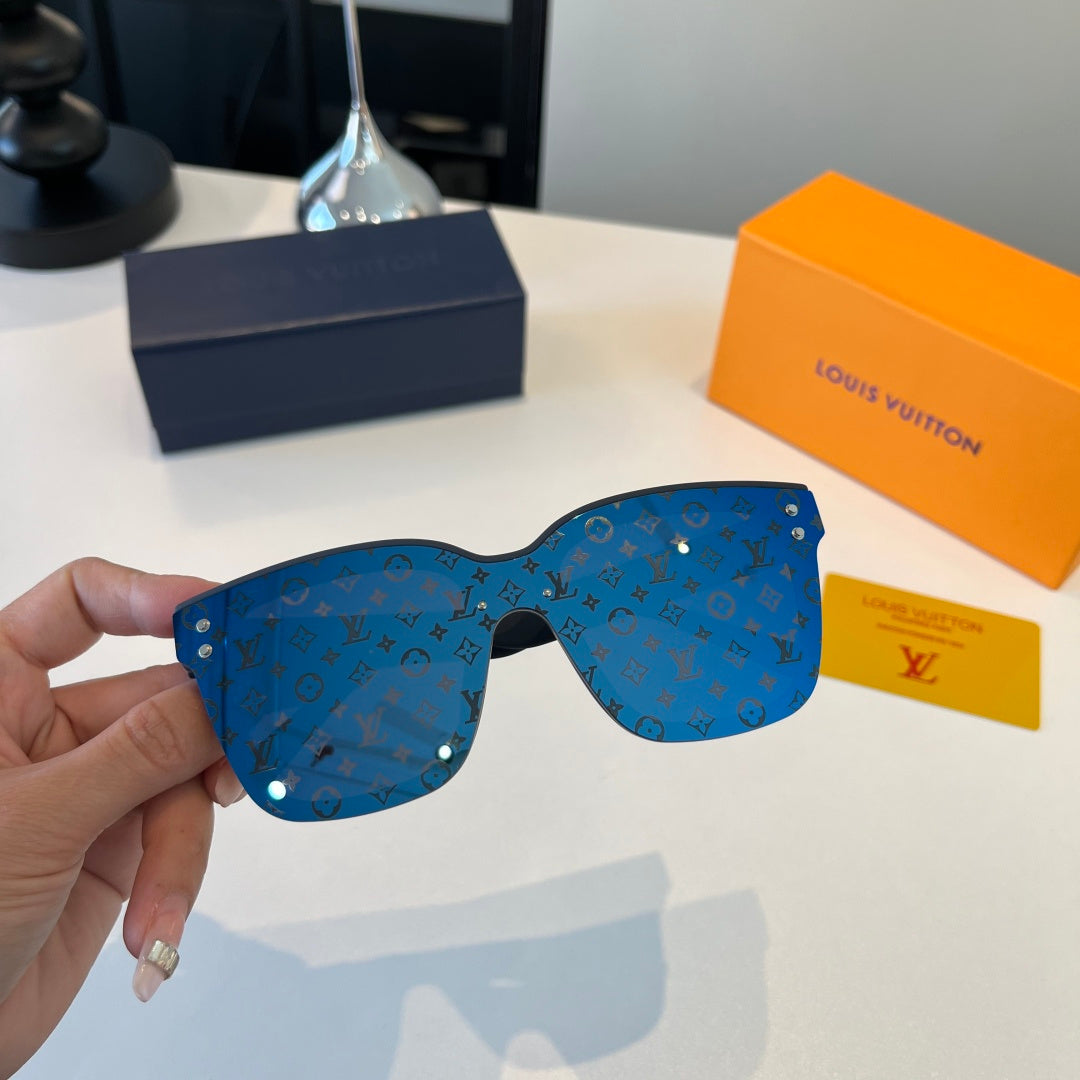 Louis Vuitton Fashion Blue Lens Sunglasses for Men & Women - 158139 - detail image 4