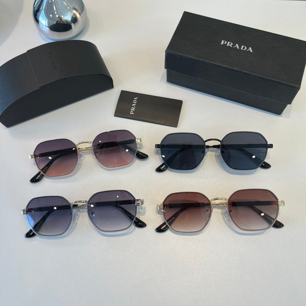 Prada Polarized Fashion Silver Lens Sunglasses for Men - 158471 - detail image 10