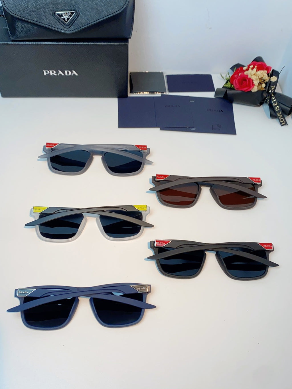 Prada Polarized Fashion Gray Lens Sunglasses for Men - detail image 11