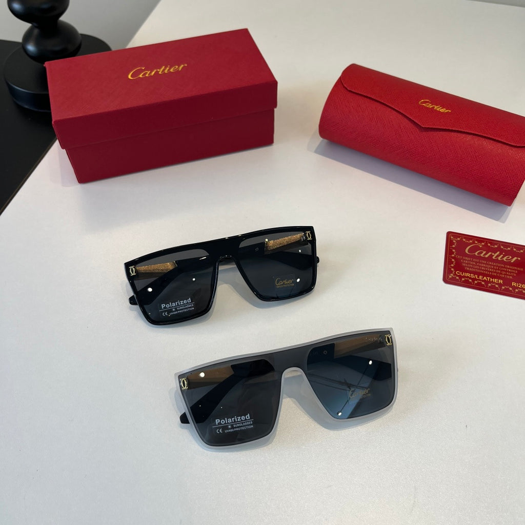 Cartier Lightweight Metal Rimless Silver Lens Sunglasses for Men & Wo - 372239 - detail image 12