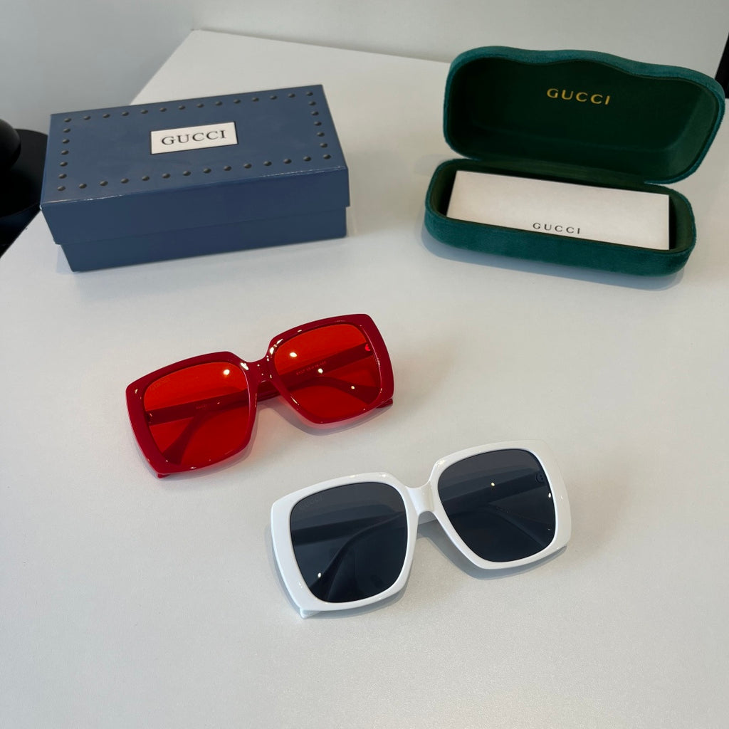 Gucci Oversized Red Lens Sunglasses for Men & Women - 132238 - detail image 10