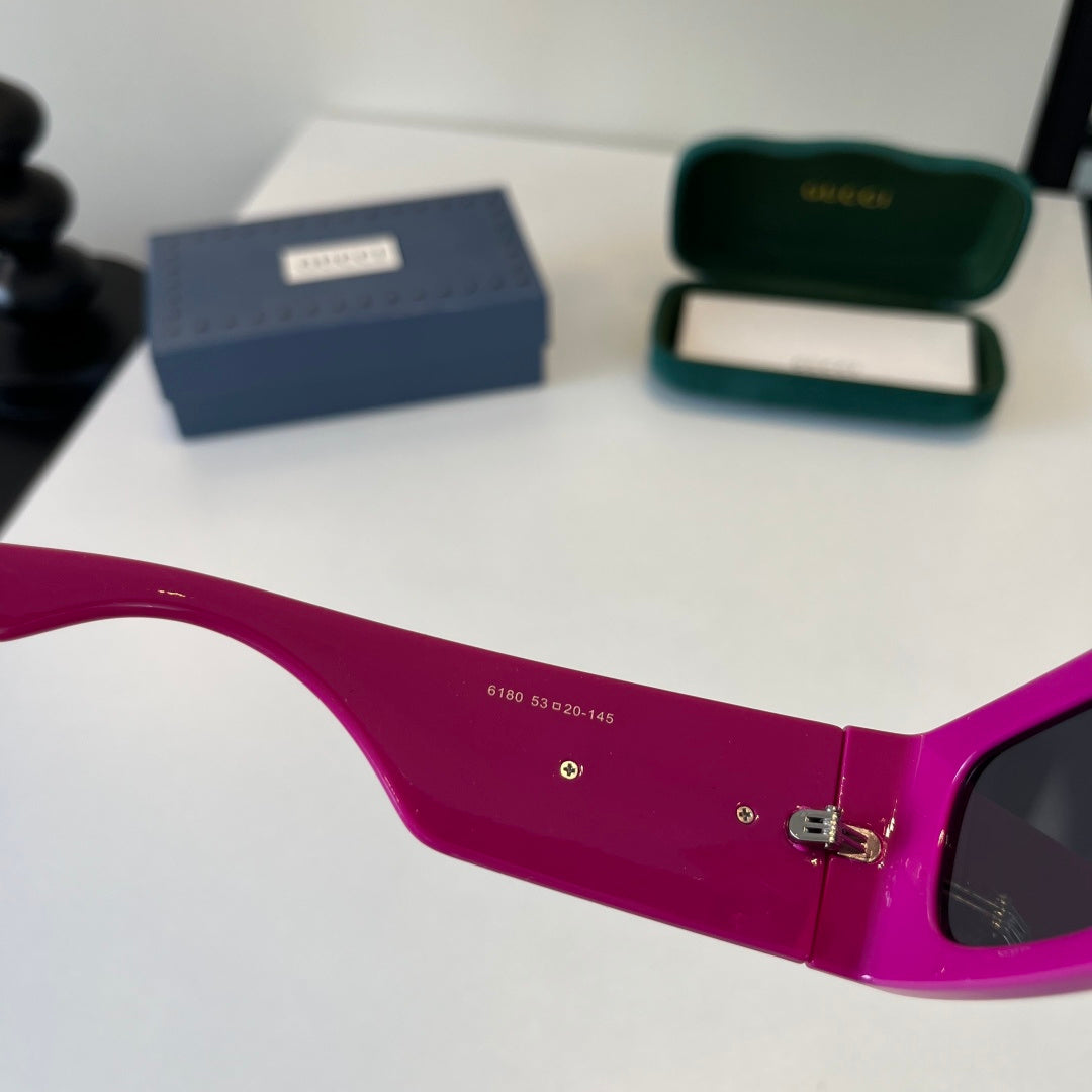Gucci Oversized Purple Lens Sunglasses for Men & Women - 371484 - detail image 7