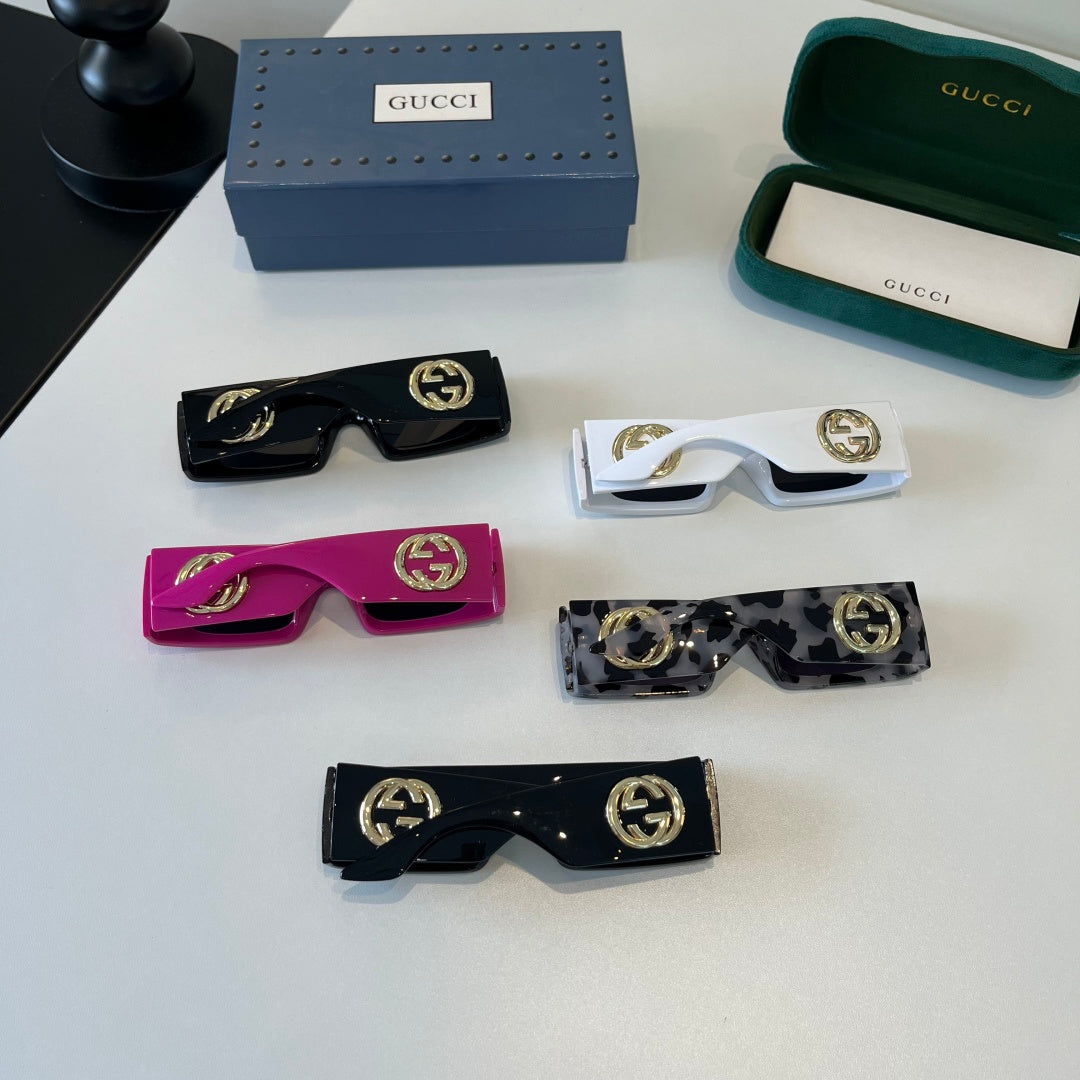 Gucci Oversized Gray Lens Sunglasses for Men & Women - 371488 - detail image 10