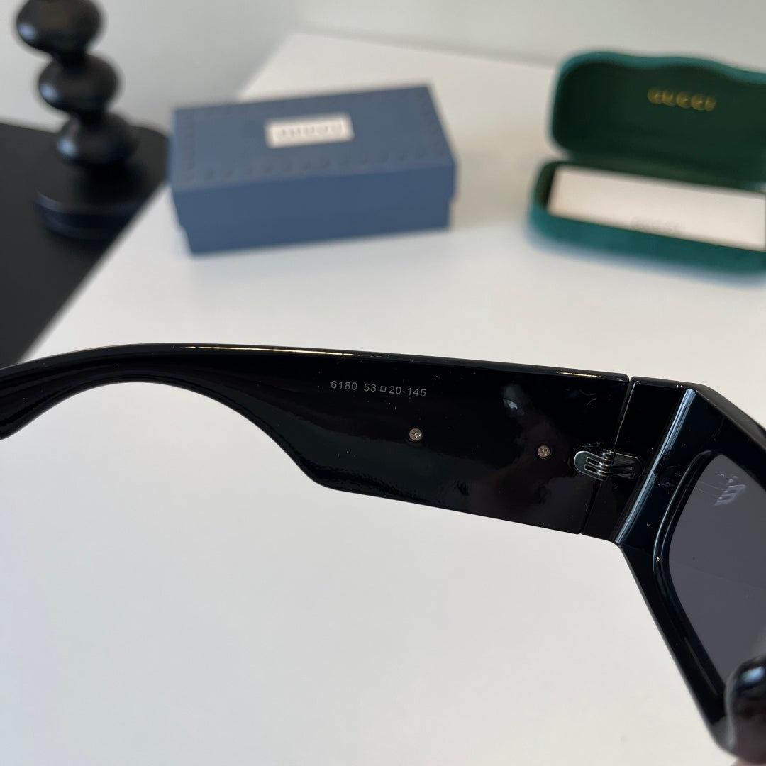 Gucci Oversized Silver Lens Sunglasses for Men & Women - 371485 - detail image 6