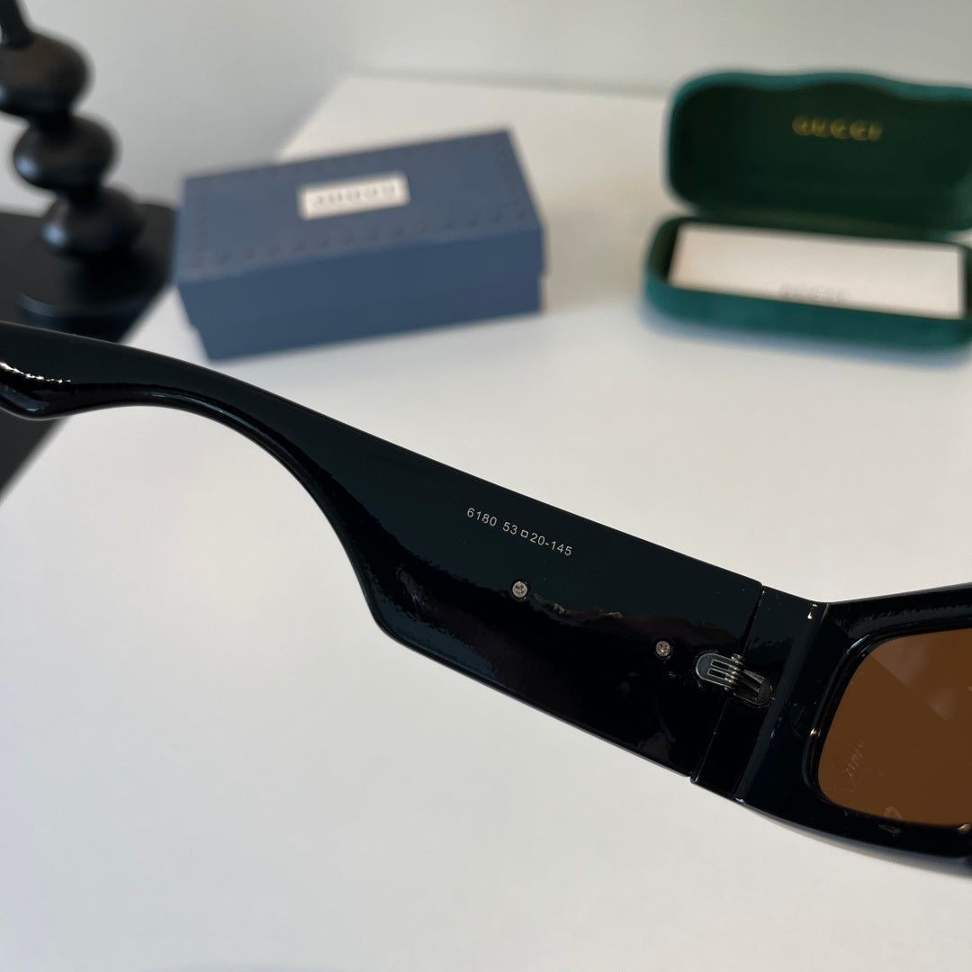 Gucci Oversized Silver Lens Sunglasses for Men & Women - 371487 - detail image 5