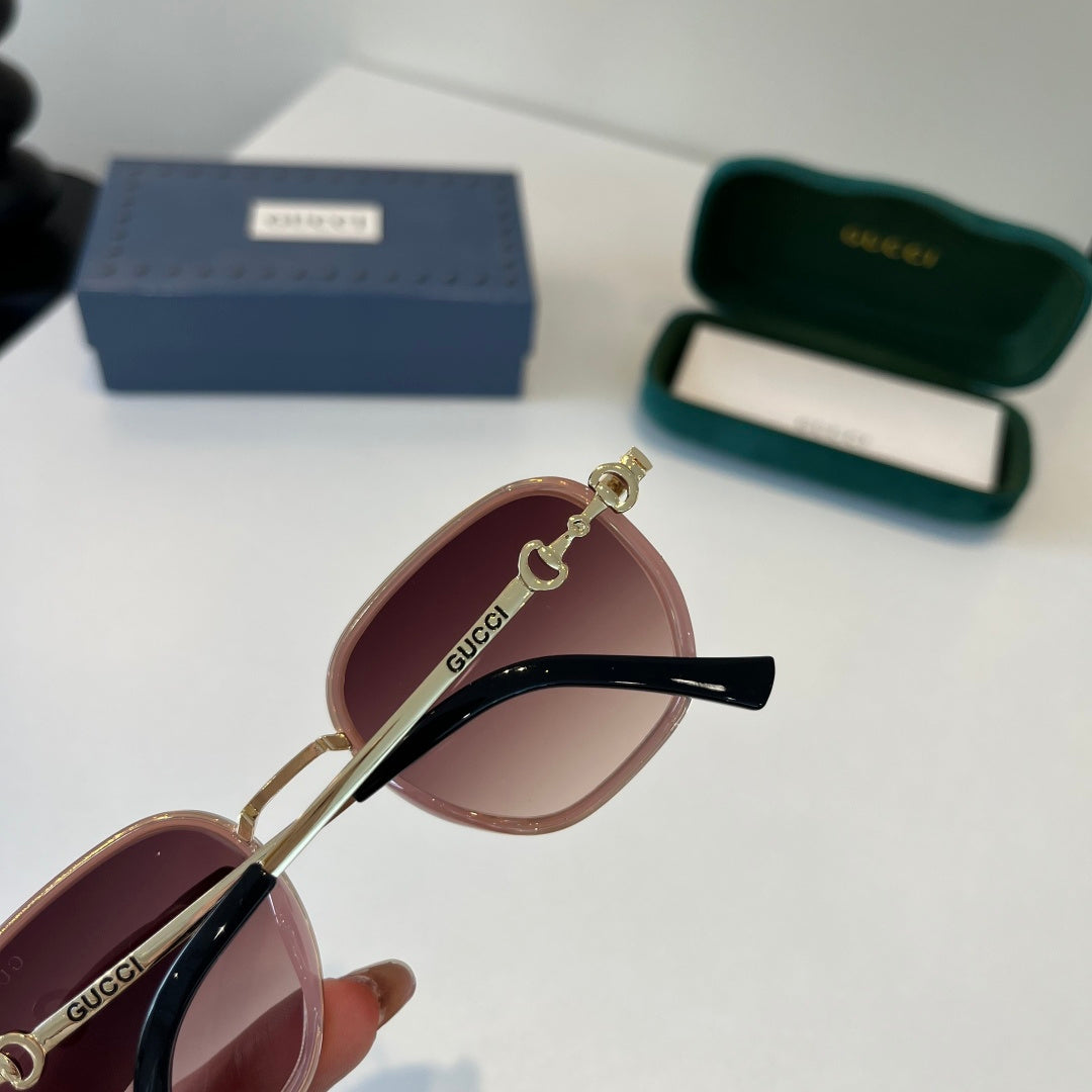 Gucci Oversized Red Lens Sunglasses for Women - 371495 - detail image 7