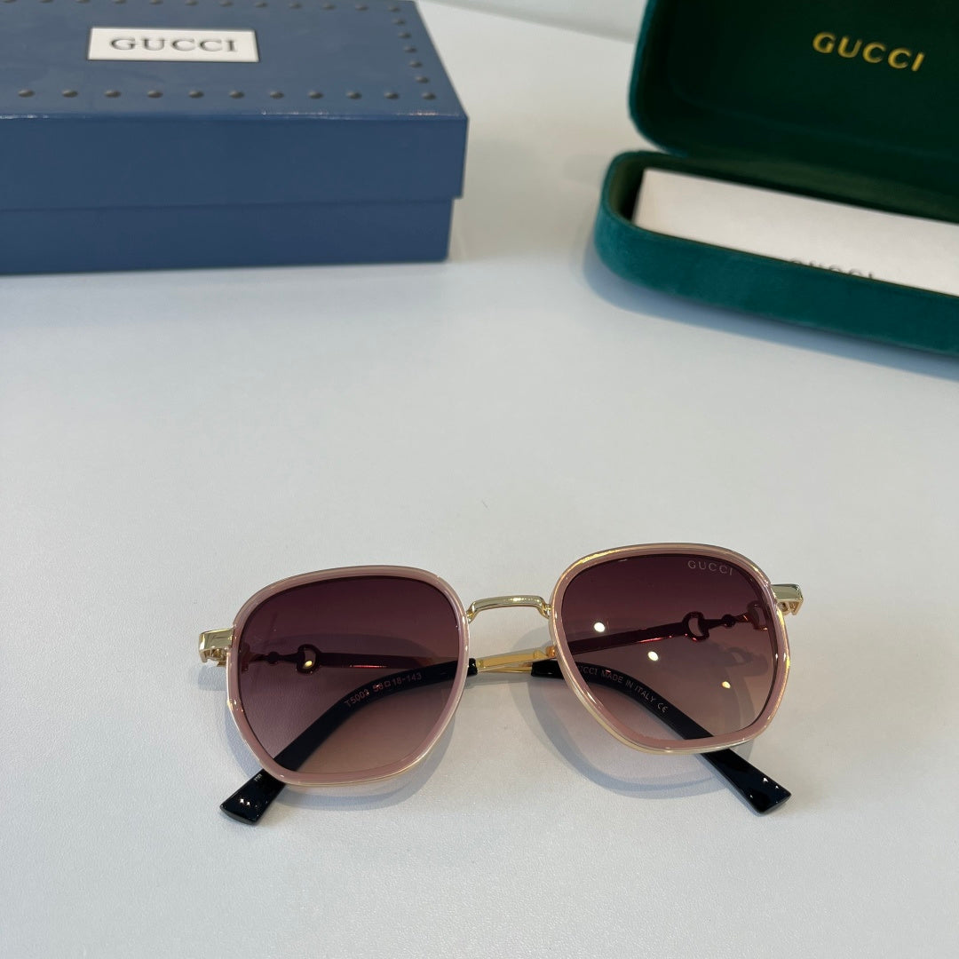 Gucci Oversized Red Lens Sunglasses for Women - 371495 - detail image 4