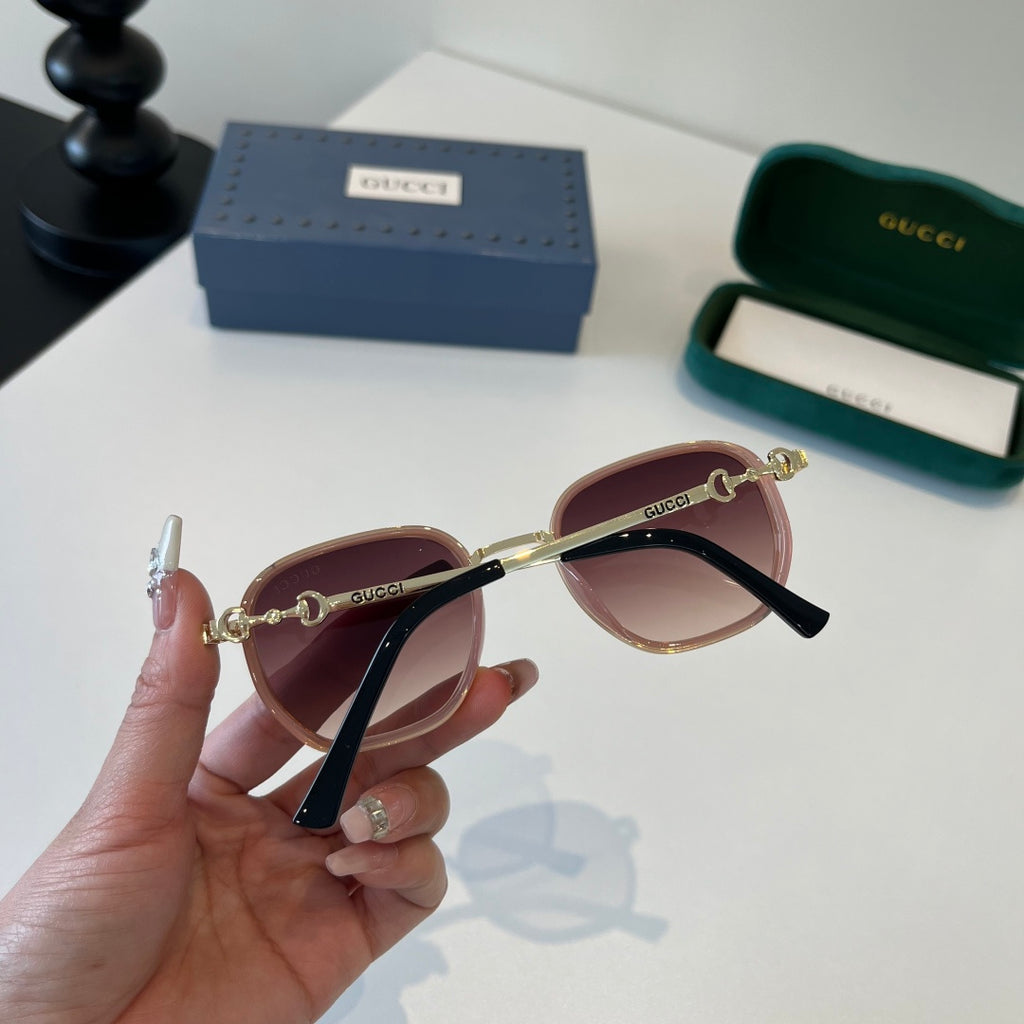 Gucci Oversized Red Lens Sunglasses for Women - 371495 - detail image 8