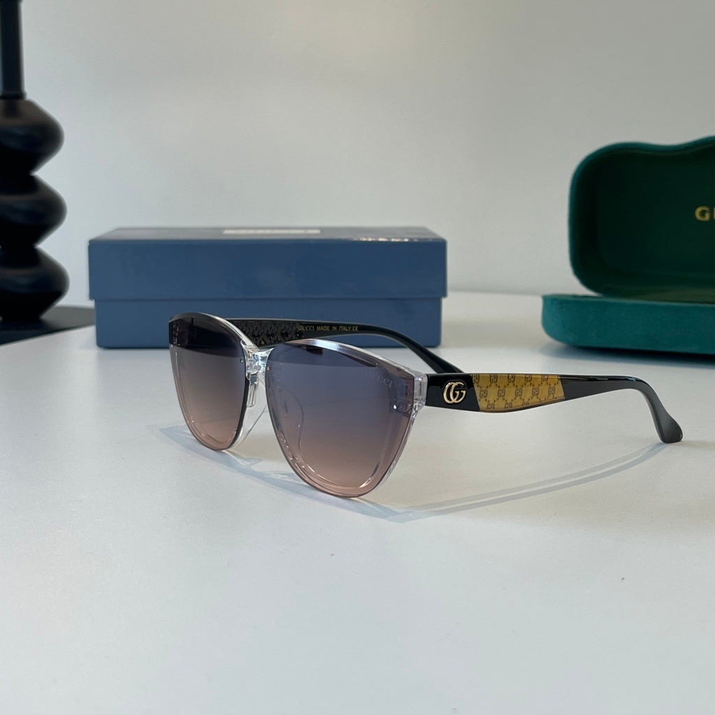 Gucci Oversized Silver Lens Sunglasses for Women - 371497 - detail image 3
