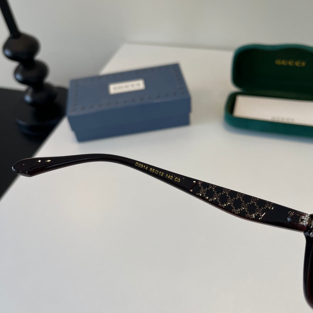 Gucci Oversized Red Lens Sunglasses for Women - 371498 - detail image 9