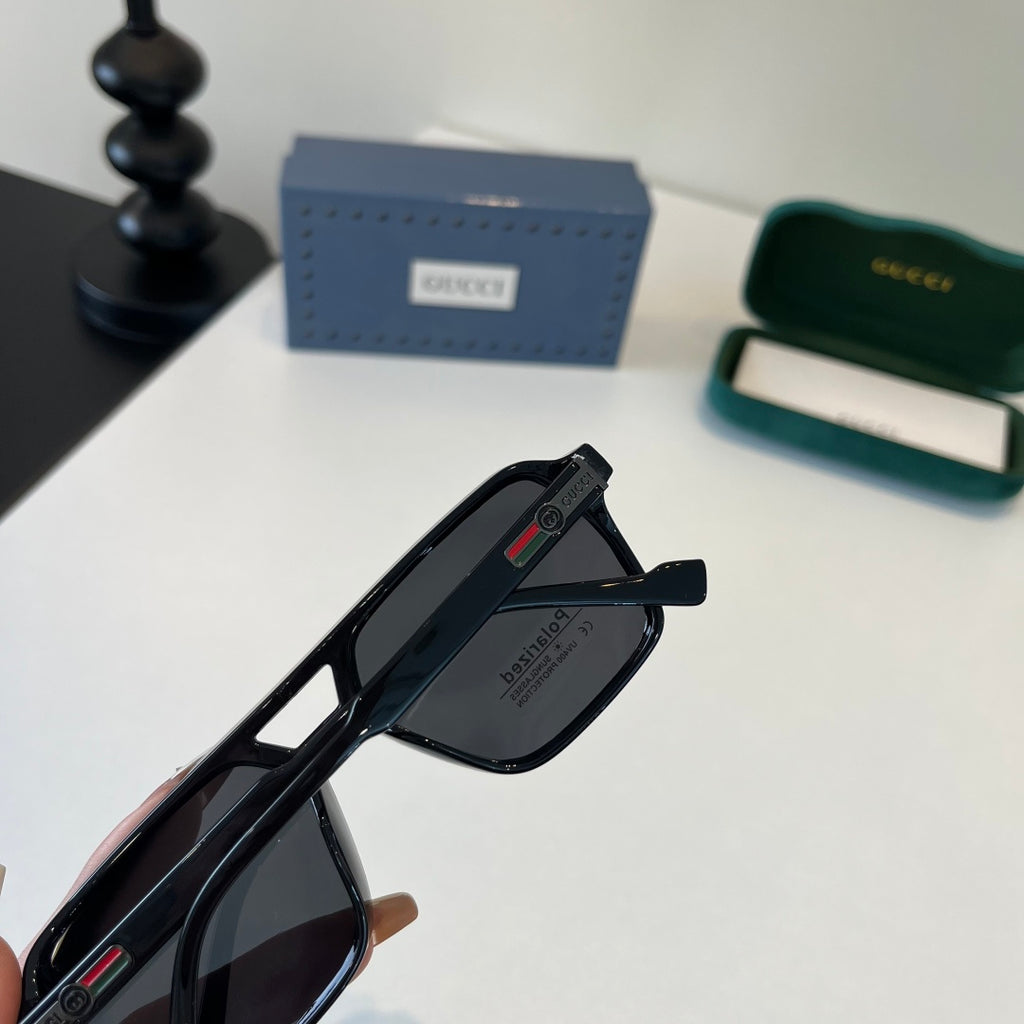 Gucci Fashion Black Lens Sunglasses for Men & Women - 371503 - detail image 7
