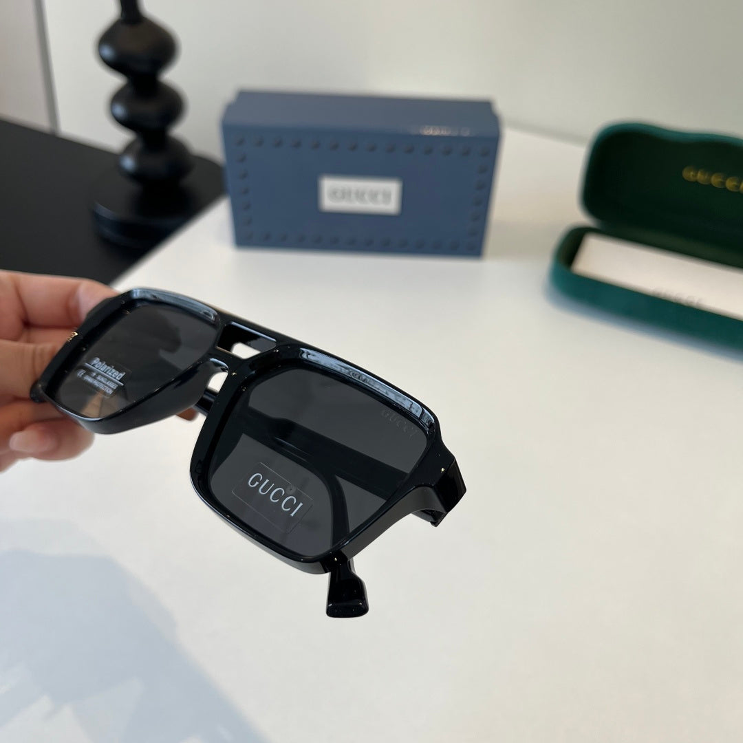 Gucci Fashion Black Lens Sunglasses for Men & Women - 371503 - detail image 6