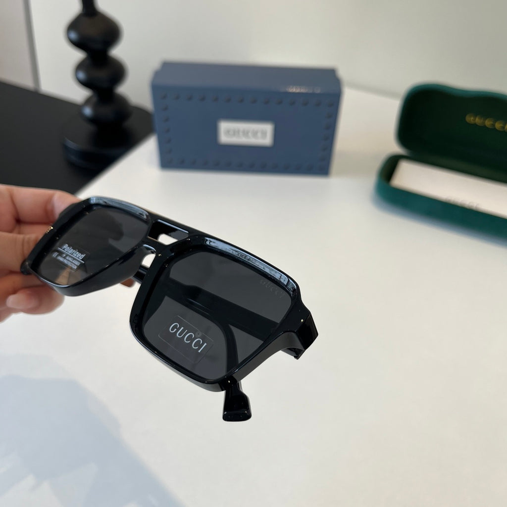 Gucci Fashion Black Lens Sunglasses for Men & Women - 132263 - detail image 6
