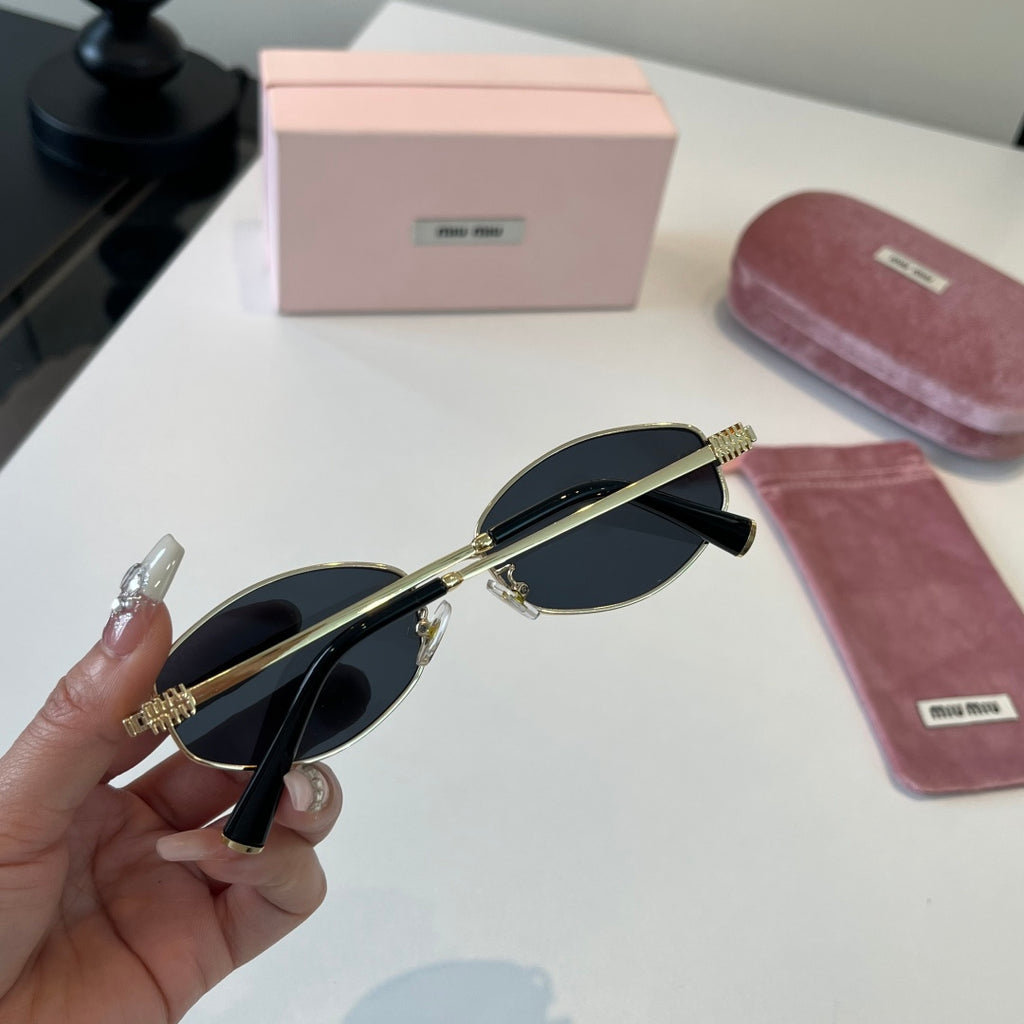 Miu Miu Cat-Eye Silver Lens Sunglasses for Men & Women - 372371 - detail image 7