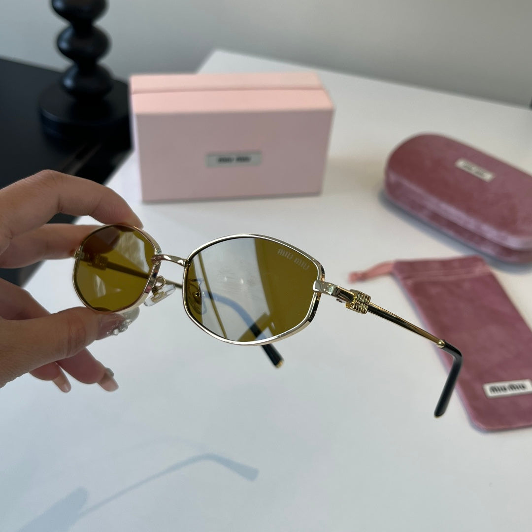 Miu Miu Cat-Eye Brown Lens Sunglasses for Men & Women - 372372 - detail image 9