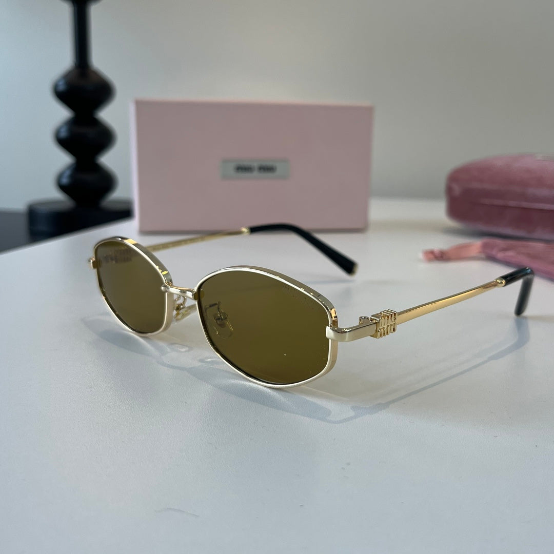 Miu Miu Cat-Eye Brown Lens Sunglasses for Men & Women - 372372 - detail image 3