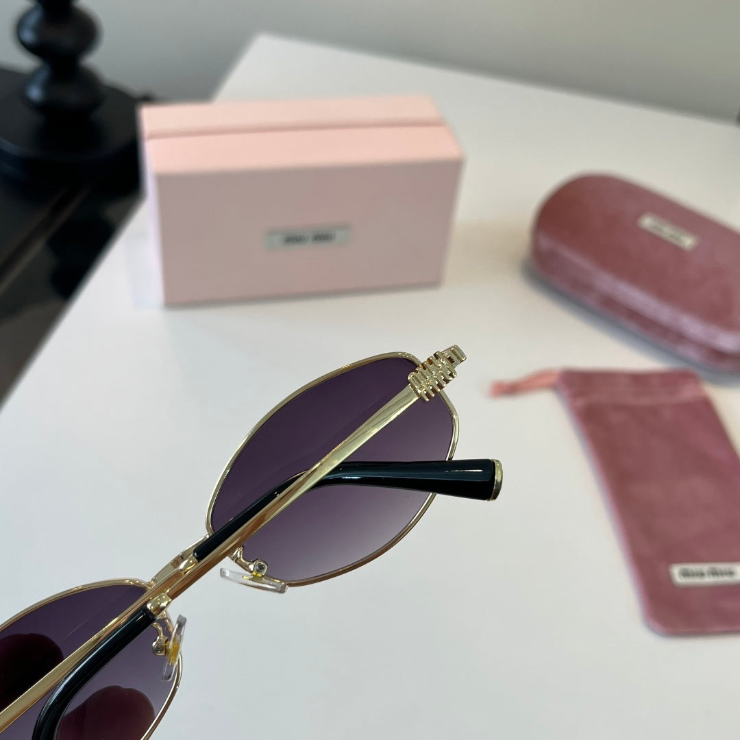 Miu Miu Cat-Eye Silver Lens Sunglasses for Men & Women - 432583 - detail image 7