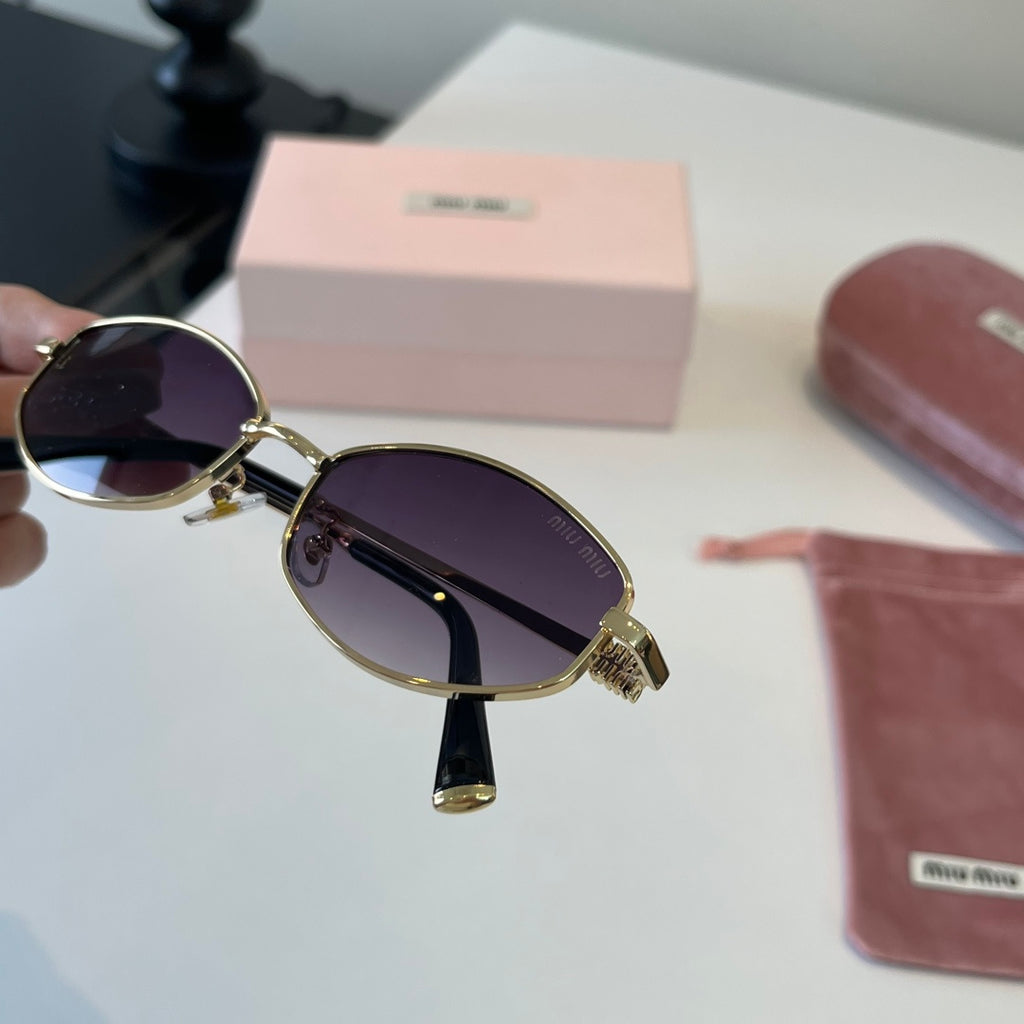 Miu Miu Cat-Eye Silver Lens Sunglasses for Men & Women - 432583 - detail image 6