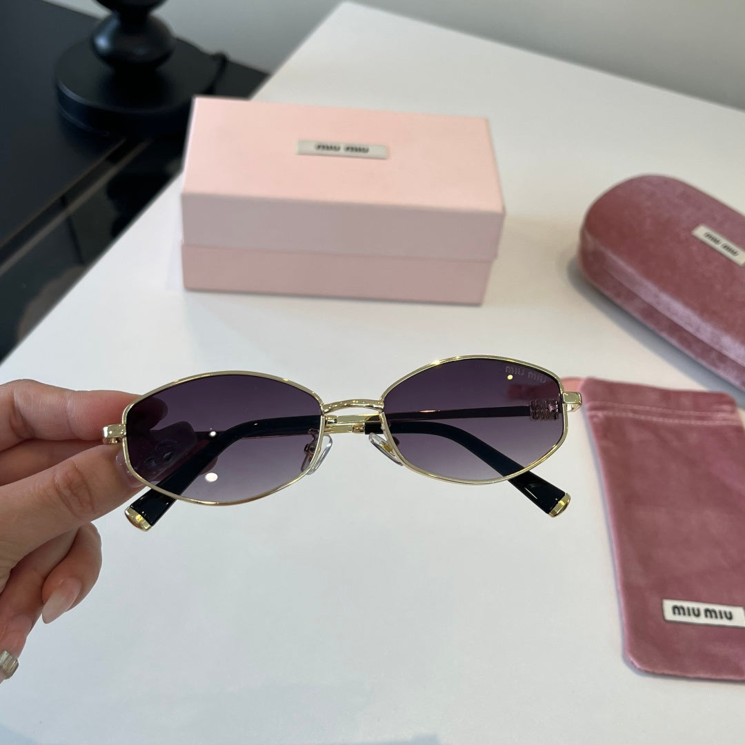 Miu Miu Cat-Eye Silver Lens Sunglasses for Men & Women - 432583 - detail image 5