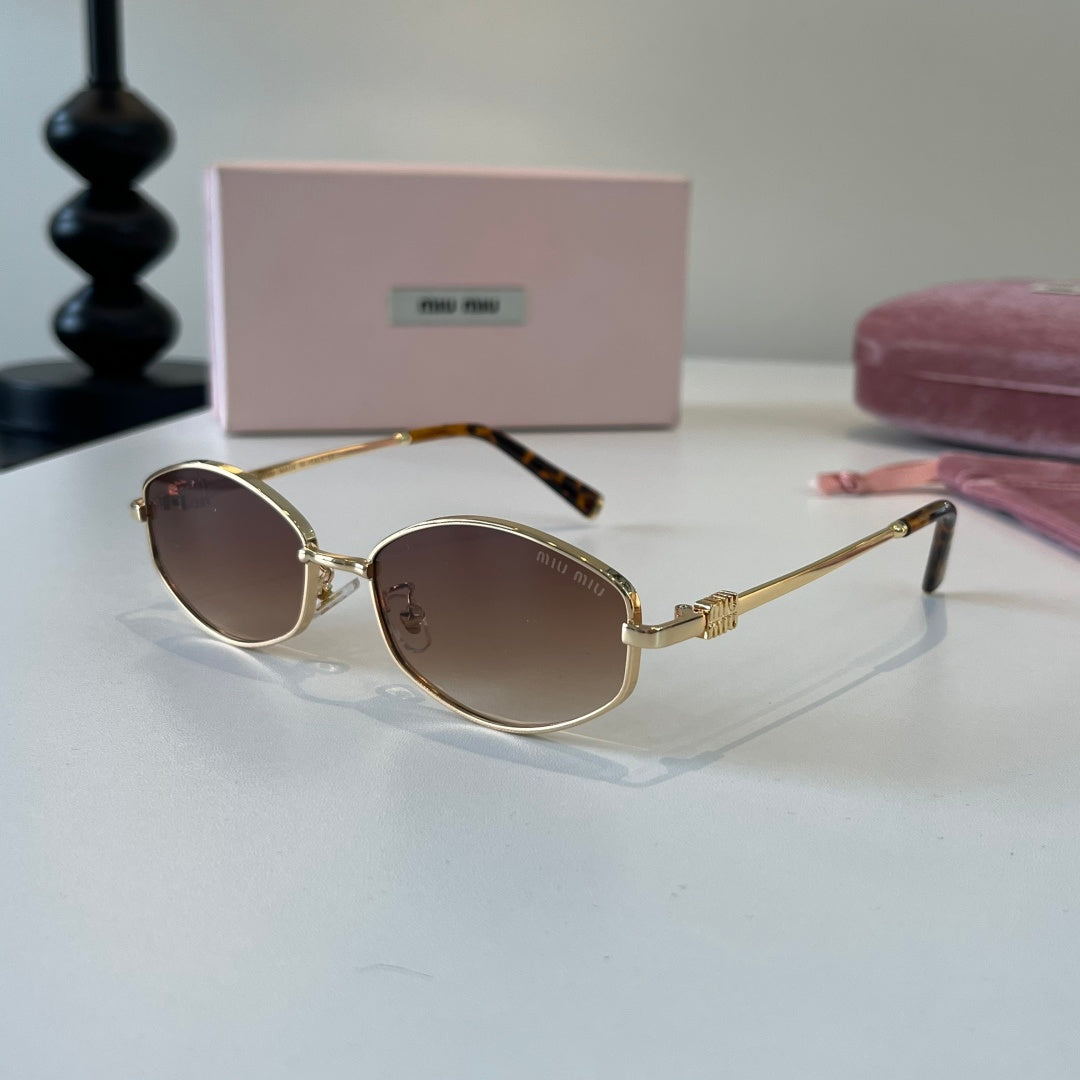 Miu Miu Cat-Eye Silver Lens Sunglasses for Men & Women - 372374 - detail image 3