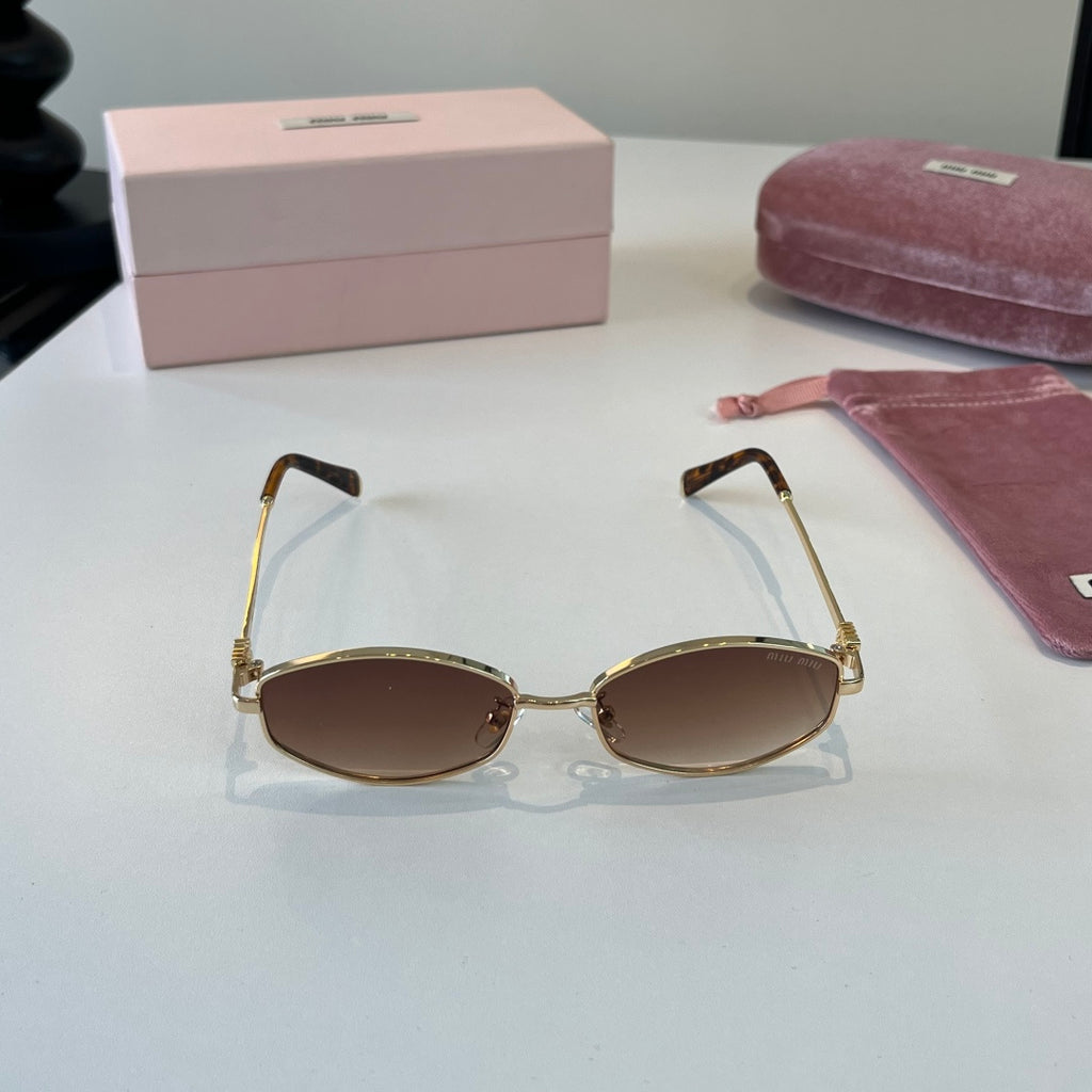 Miu Miu Cat-Eye Silver Lens Sunglasses for Men & Women - 372374 - detail image 2