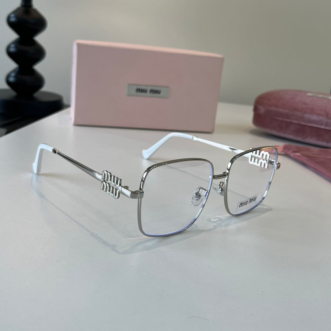 Miu Miu Fashion Silver Lens Sunglasses for Men & Women - 416277