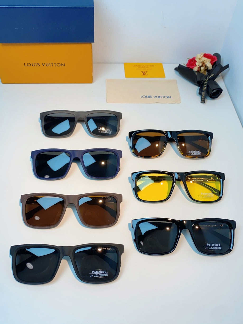 Louis Vuitton Metal Fashion Gray Lens Sunglasses for Men & Women - 158105 - detail image 12
