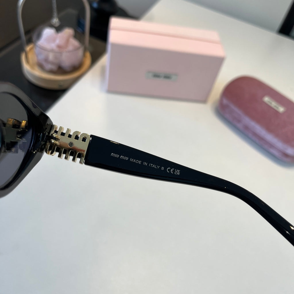 Miu Miu Cat-Eye Black Lens Sunglasses for Men & Women - 487639 - detail image 11