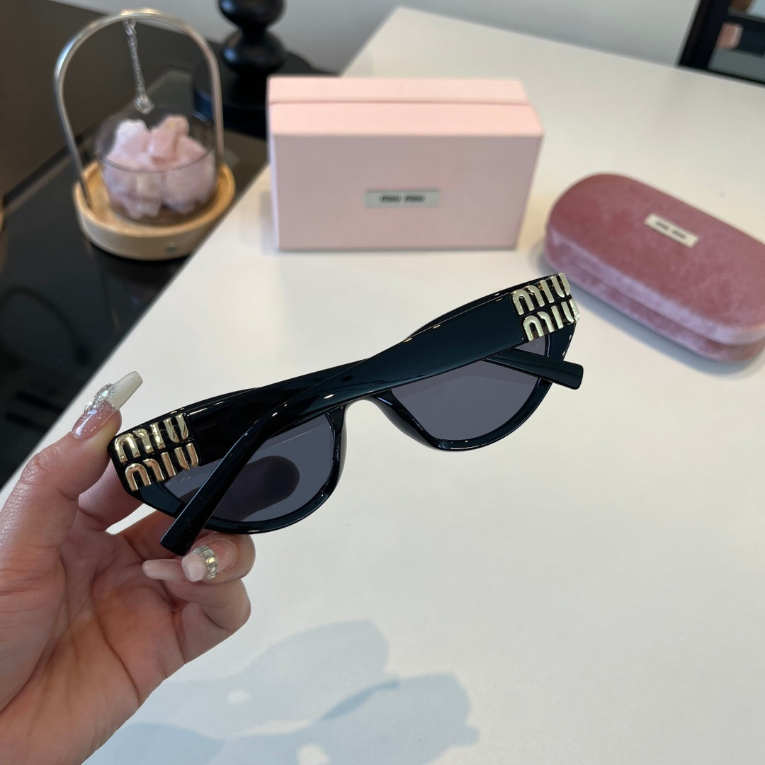 Miu Miu Cat-Eye Black Lens Sunglasses for Men & Women - 449717 - detail image 9