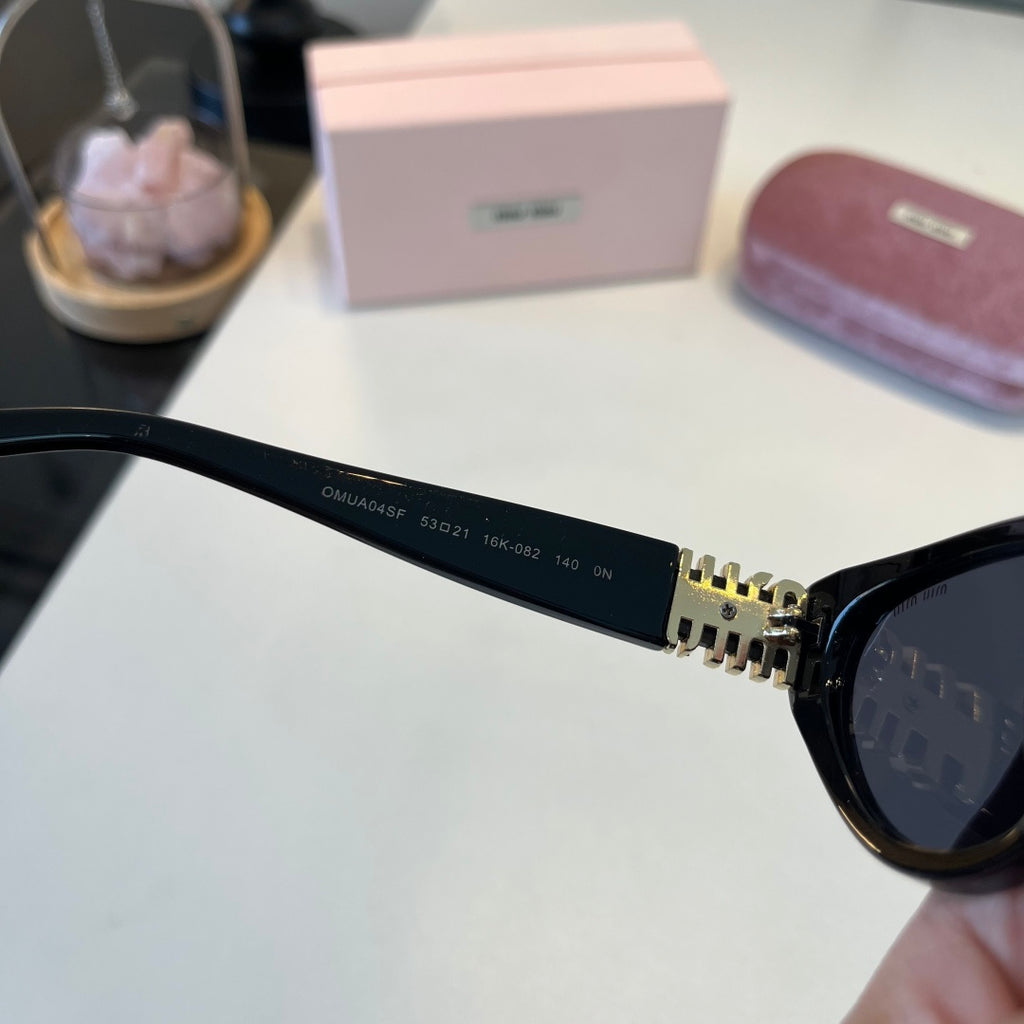 Miu Miu Cat-Eye Black Lens Sunglasses for Men & Women - 449717 - detail image 10