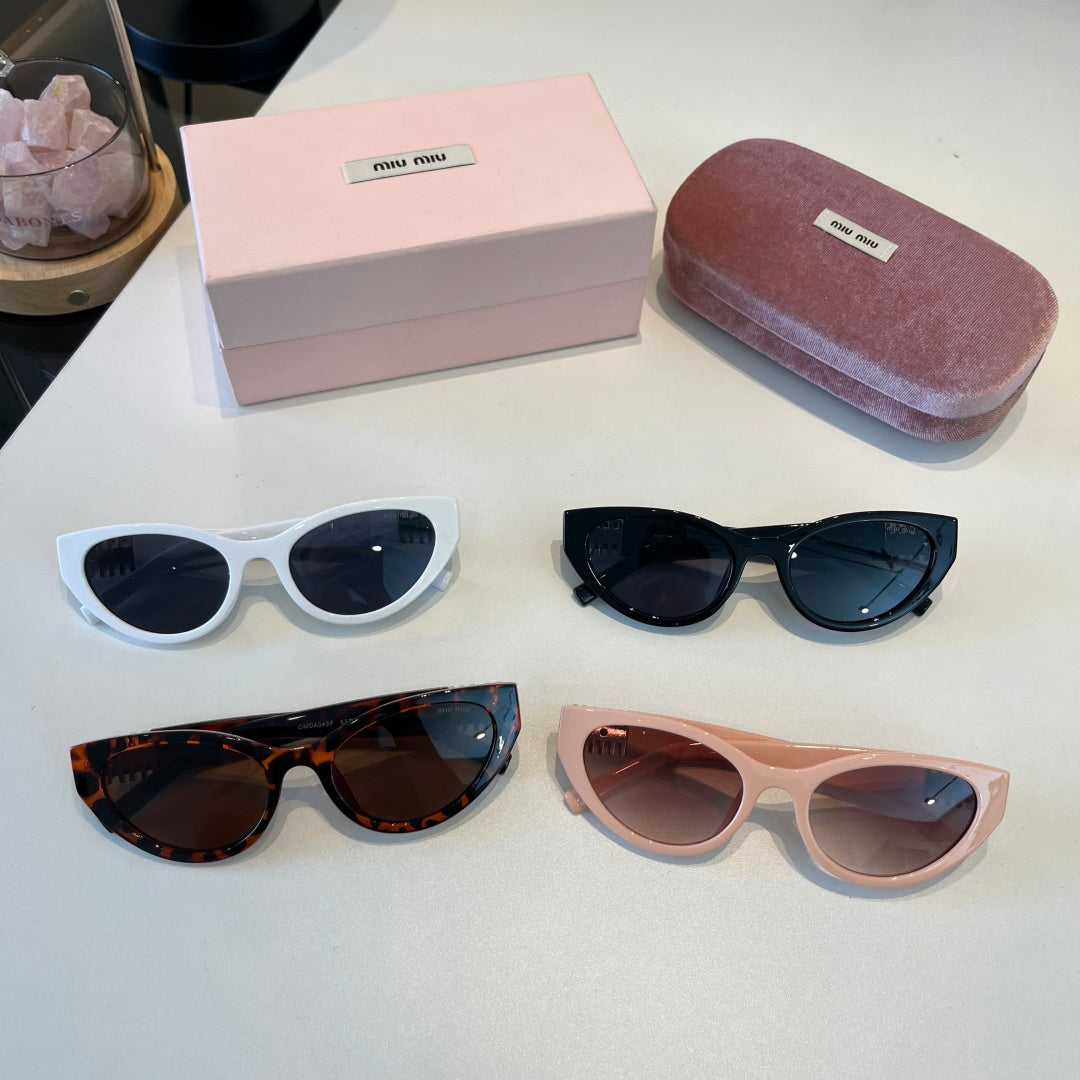 Miu Miu Cat-Eye Brown Lens Sunglasses for Men & Women - 158602 - detail image 10