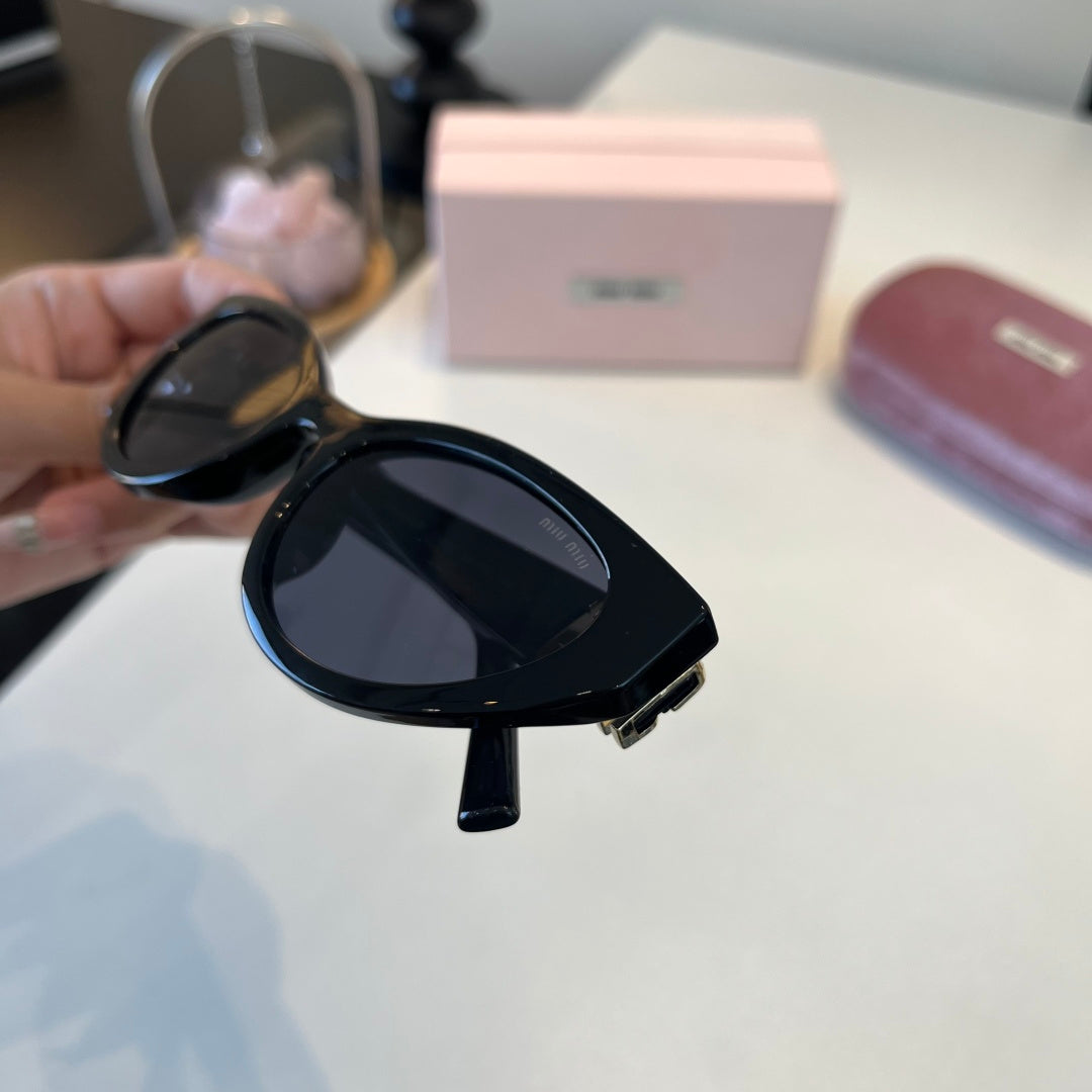 Miu Miu Cat-Eye Black Lens Sunglasses for Men & Women - 449717 - detail image 7