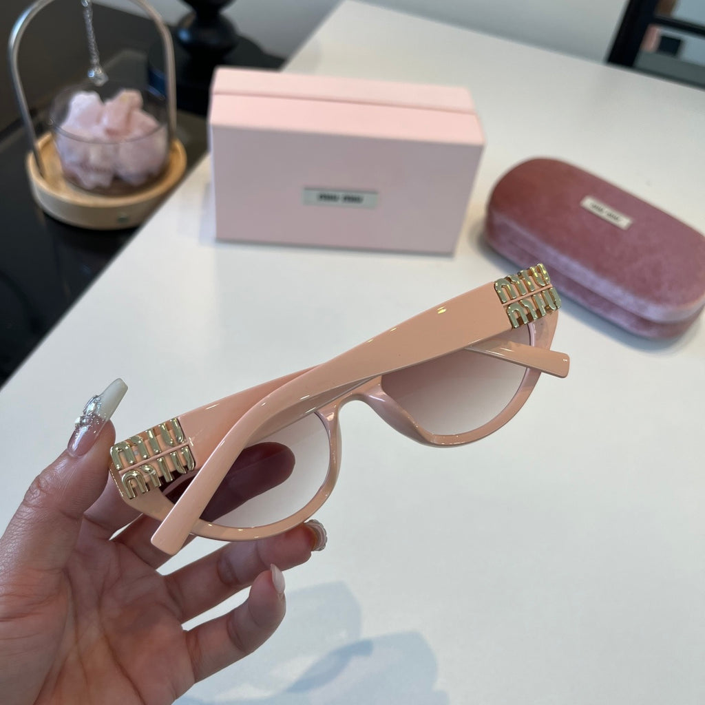 Miu Miu Cat-Eye Brown Lens Sunglasses for Men & Women - 158602 - detail image 9
