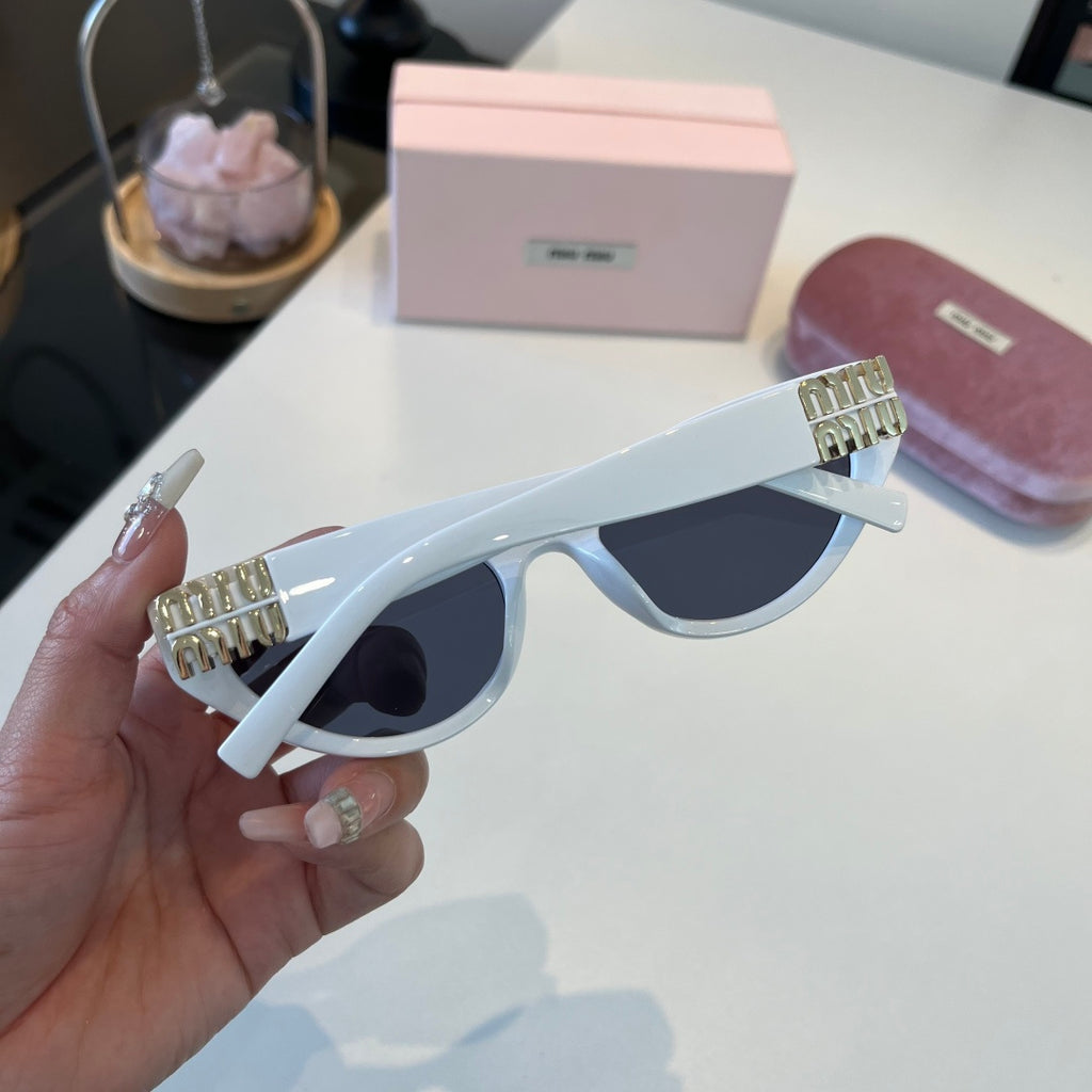 Miu Miu Cat-Eye Silver Lens Sunglasses for Men & Women - 449719 - detail image 7