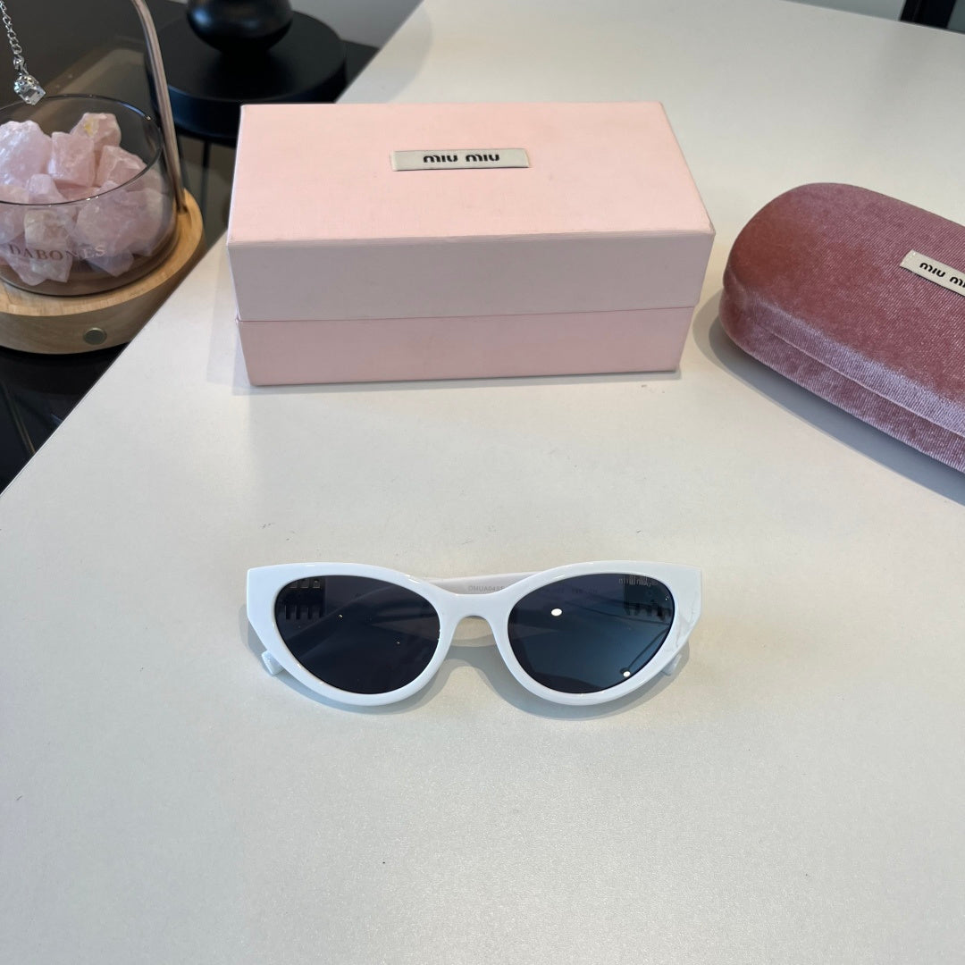 Miu Miu Cat-Eye Silver Lens Sunglasses for Men & Women - 449719 - detail image 6