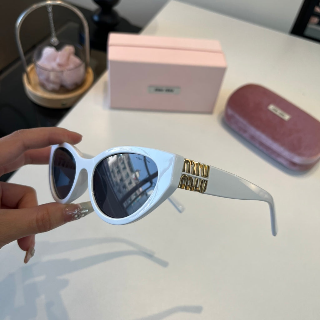 Miu Miu Cat-Eye Silver Lens Sunglasses for Men & Women - 449719 - detail image 4