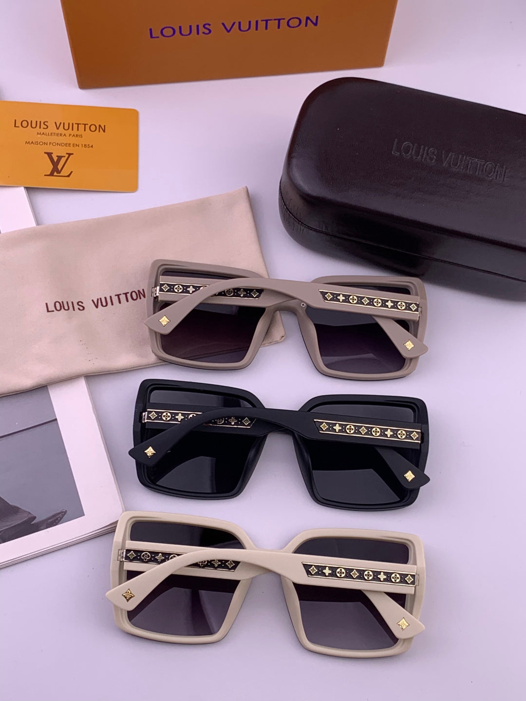 Louis Vuitton Fashion Gold Lens Sunglasses for Men & Women - 158169 - detail image 6