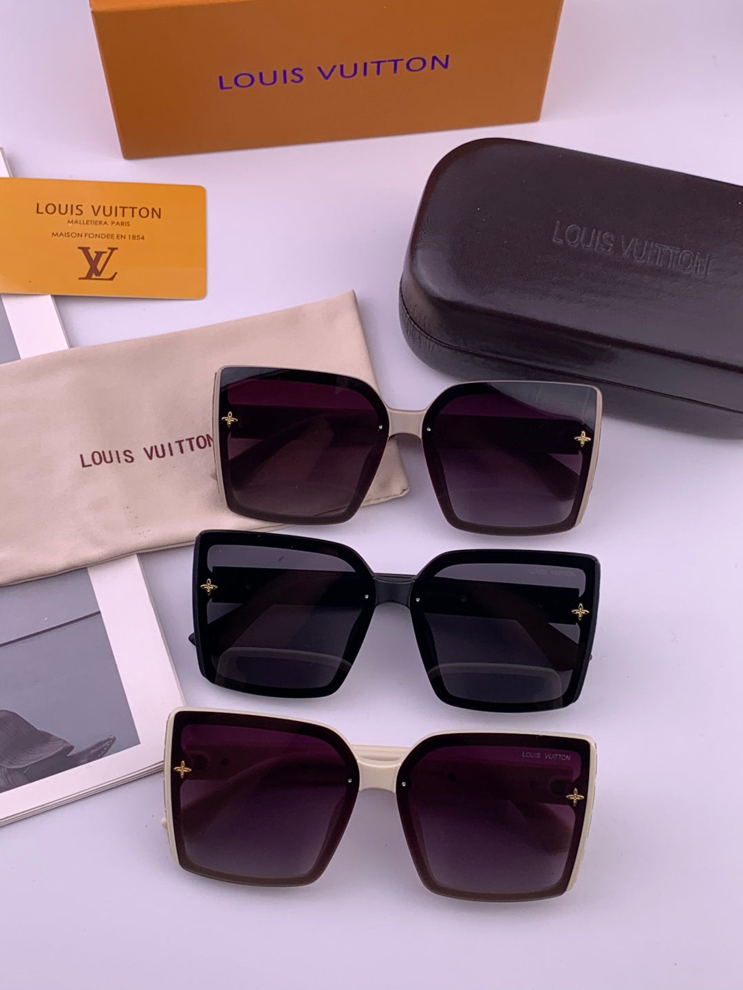 Louis Vuitton Fashion Gold Lens Sunglasses for Men & Women - 158169 - detail image 7