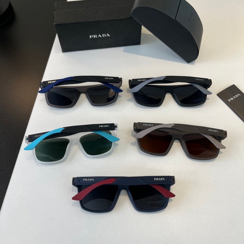 Prada Polarized Fashion Black Lens Sunglasses for Men - 358434 - detail image 12