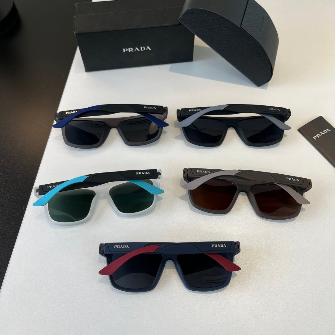 Prada Polarized Fashion Black Lens Sunglasses for Men - 358434 - detail image 12