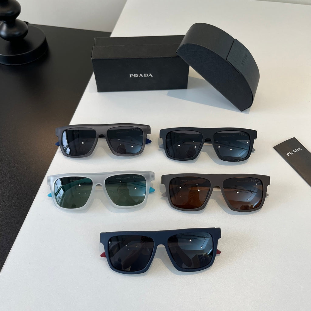 Prada Polarized Fashion Black Lens Sunglasses for Men - 358432 - detail image 11