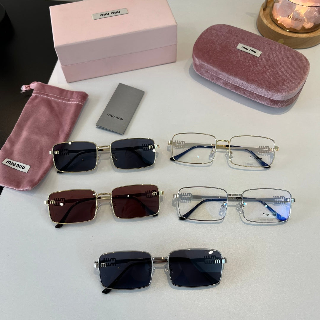 Miu Miu Metal Fashion Silver Lens Sunglasses for Men & Women - 487701 - detail image 10