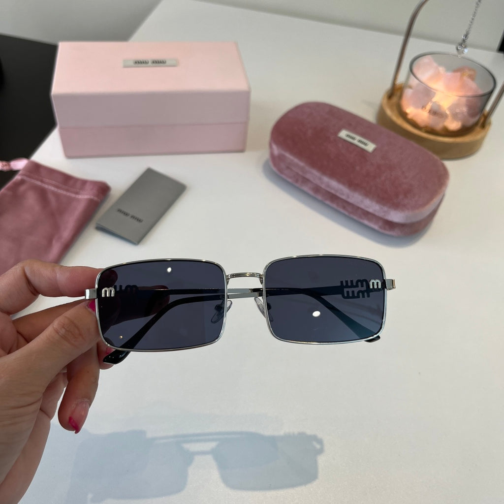 Miu Miu Metal Fashion Blue Lens Sunglasses for Men & Women - 449713 - detail image 5