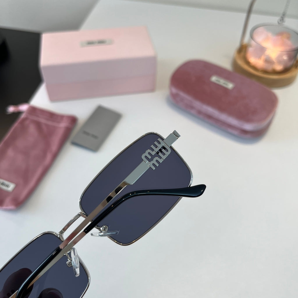 Miu Miu Metal Fashion Blue Lens Sunglasses for Men & Women - 399216 - detail image 7