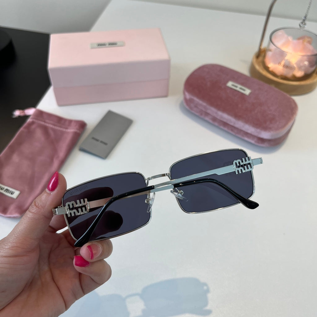 Miu Miu Metal Fashion Blue Lens Sunglasses for Men & Women - 399216 - detail image 8