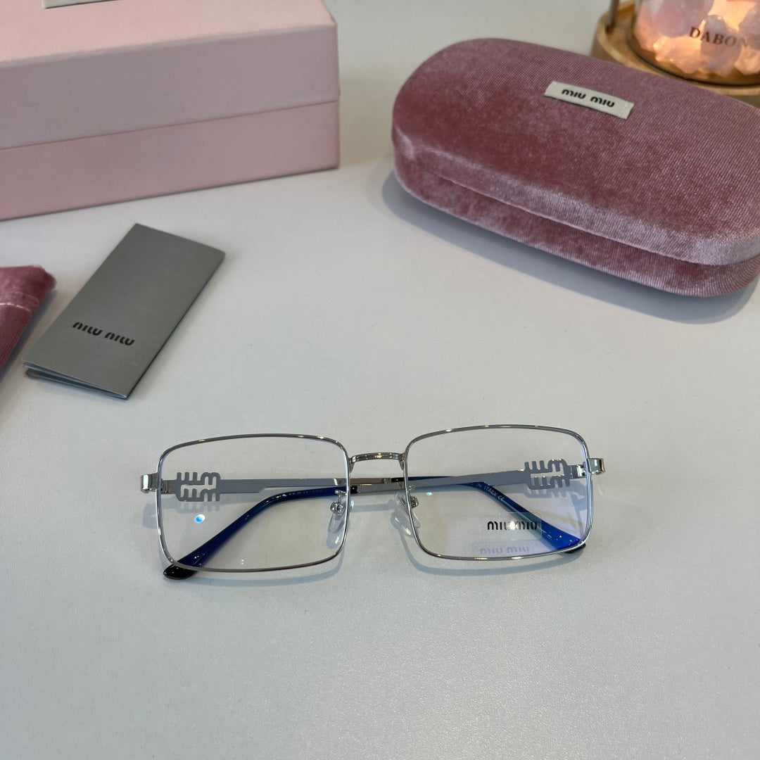 Miu Miu Metal Fashion Silver Lens Sunglasses for Men & Women - 399218 - detail image 4