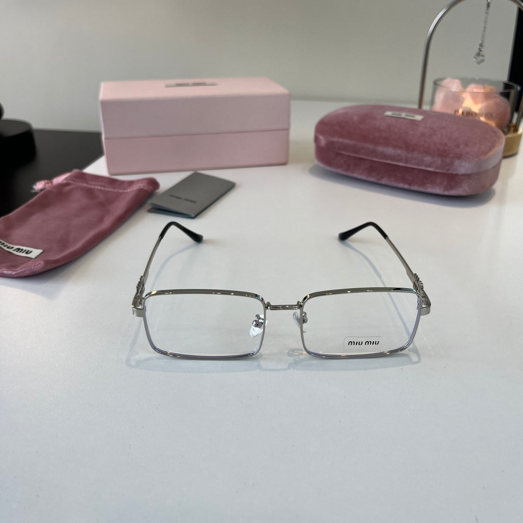 Miu Miu Metal Fashion Silver Lens Sunglasses for Men & Women - 399218 - detail image 2